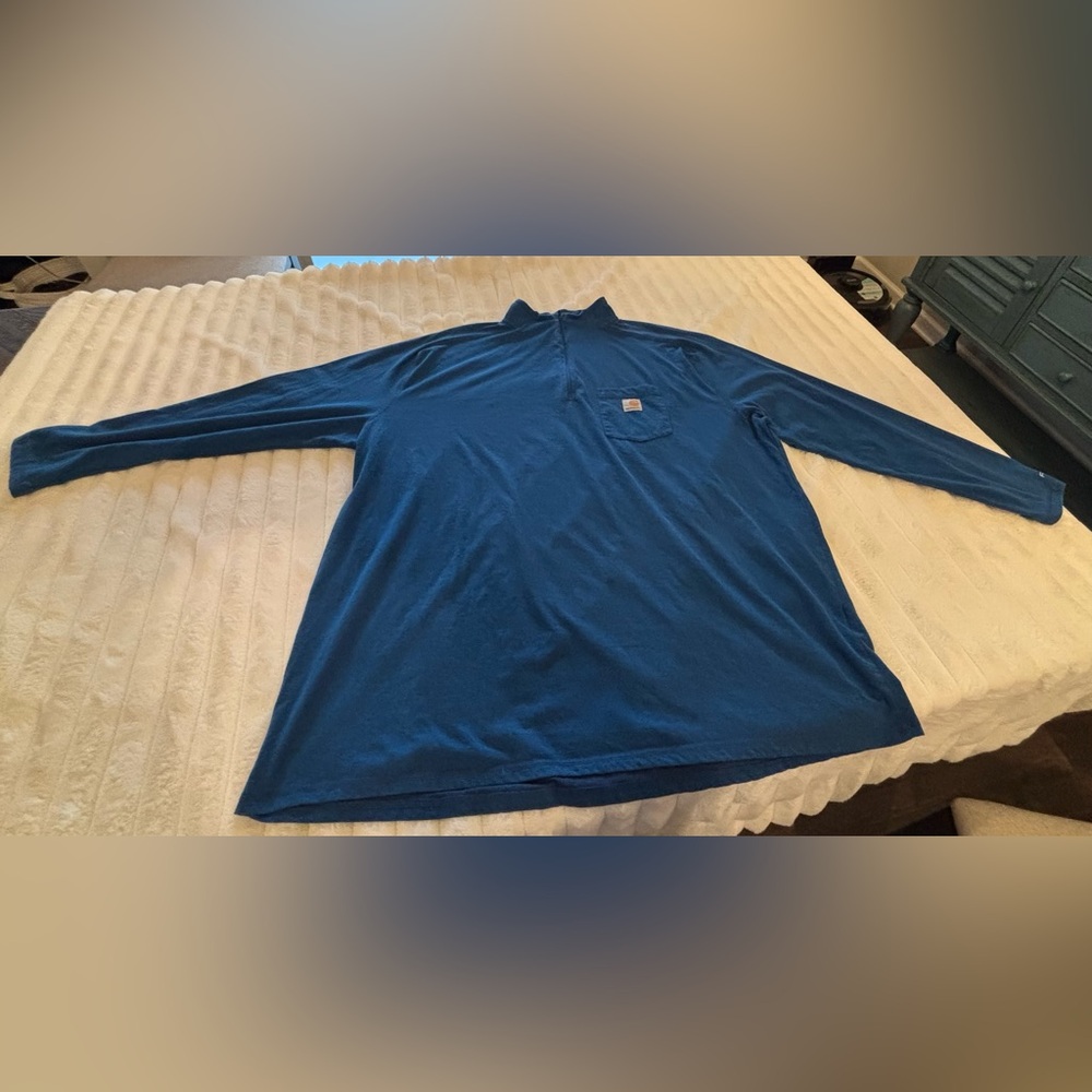 Carhartt 3XL Long Sleeve T-shirt Quarter Zip T-shirt